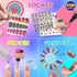 7-12, 315Pcs Pack 17.91Wx12.4L Kids Nail Kit for Girls Ages FunKidz Ultimate Nail Polish Pens Combo Size Glitter