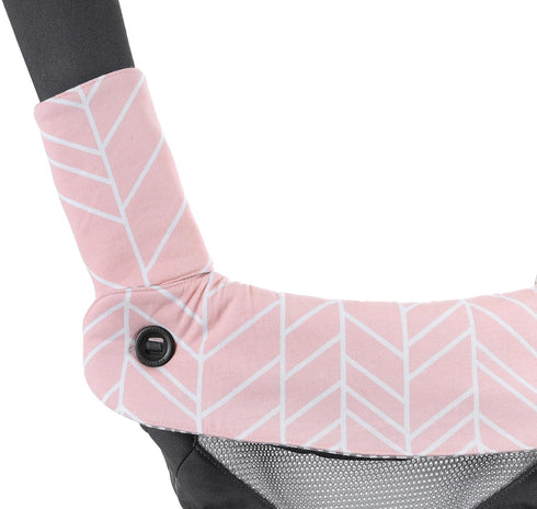 360 Premium Drool and Teething Reversible Cotton Pad | Fits Ergobaby Four Position + Most Baby Carriers | Pink