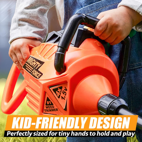 Play-Act Trimmer: 3 4 5+ Toddler Weed Electronic Modern Play Tool Designed for Little Hands Gardening Toy with Lights