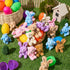 18 JOYIN Pcs Prefilled Easter Eggs with Plush Animals, Eggs with Plush Bunnies & Bears, Basket Stuffers for Girls