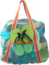 LEAFOREST Large Beach Bag with Zipper - Lightweight Mesh Bag for Swimming