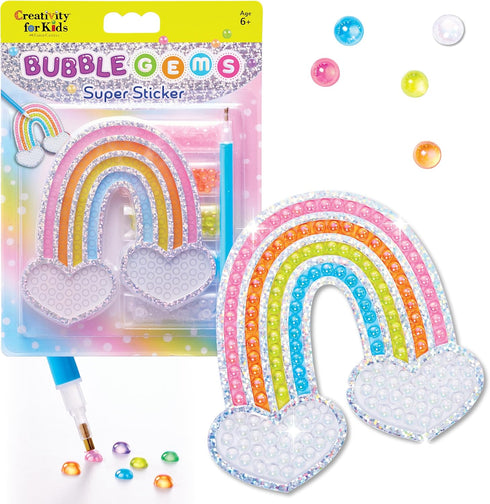 Creativity for Kids Bubble Gem Super Sticker: Rainbow, Diamond Art Kits for