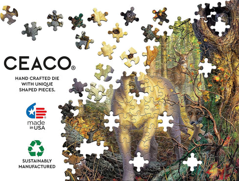 Ceaco - Mark Fredrickson - Yellow Lab - 500 Piece Jigsaw Puzzle