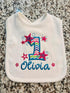 Personalized First Birthday Bib for Baby Girls