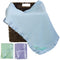 Bamboo Rayon Soft Light Blue Toddler Security Blanket - Thermal Sky Blue