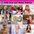 PURPLE LADYBUG Decorate Your Own Water Bottle Kit, Gifts for Girls Ages 4-8, Fun Craft Set