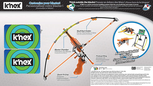 K'NEX K-Force Battle Bow Build and Blast Set - Blue, for Ages 8-15