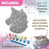 MindWare DIY Unicorn Stepping Stone Kit - Includes Weatherproof Stone, Paint, and Brushes