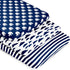 BaeBae Goods 3 Pack, Fitted Baby Crib Sheets for Boys and Girls, Soft and Breathable Jersey Cotton, Navy and White