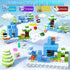 150PCS Set 3+ Magnetic Blocks-Magnetic Building Blocks Magnet Toys Stacking Snow Mountain World with Magnet
