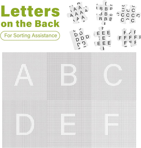 1000 25 BenBen Piece Puzzle for Adults, Fibonacci Spirals in Nature, Jigsaw Puzzles with Letters on Back, Challenging