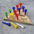 U.S. Toy Tricky Triangle Game - Assorted Travel Games, MU845