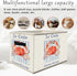 FDHSPAAM Coastal Beach Crab Storage Bins Box with Handles, Nautical Ocean Crab Collapsible Fabric Storage Basket Box