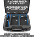 CASEMATIX Trading Card Case and Organizer for 960 Cards, Hard Shell Card Holder with 8 Dividers and Protective Foam