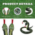 52'' Snake Plush Toy, Washable Simulated Cuddle Toy, Cute Children's Gift for Boys and Girls, Two-Headed Finger Puppet,