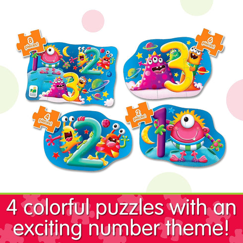 The Learning Journey My First 4-in-A-Box Puzzle - 123, STEM Educational Toys for 2 Year Olds, Award Winning Puzzles