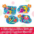 The Learning Journey My First 4-in-A-Box Puzzle - 123, STEM Educational Toys for 2 Year Olds, Award Winning Puzzles