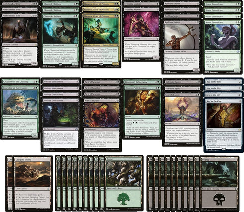 Magic The Gathering Custom Built Green Black -1/-1 Counter Deck - Modern Legal - 60 Card