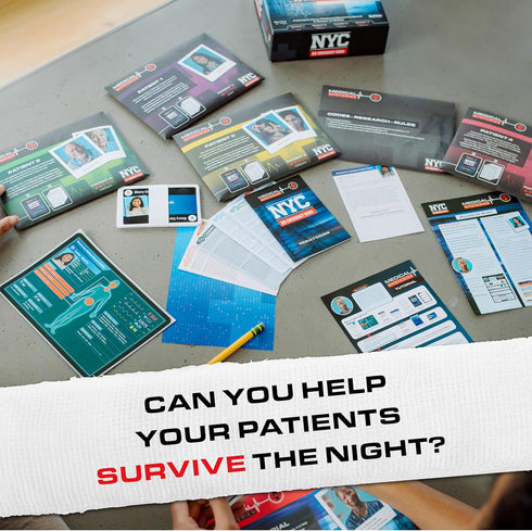 14 Buffalo Games - Medical Mysteries: NYC Emergency Room - New Game Night Staple - Escape Room - Cooperative Strategy