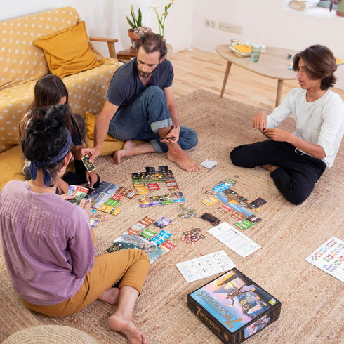 7 Wonders Board Game BASE GAME (New Edition) - Family Civilization Strategy Game for 3-7 Players