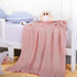 30x40 Inches NTBAY Cable Knit Cooling Toddler Blanket, Soft and Breathable Baby Blanket Made from Rayon Derived from