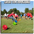 8.5 Inch (Pack 6) Playground Balls Dodgeballs for Kids & Adults - of Inflatable Rubber Indoor Outdoor Bouncy