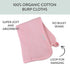 Set 3 of Matelasse Burp Cloths