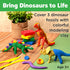 Creativity for Kids Create with Clay Dinosaurs - Build 3 Dinosaur Figures with Modeling Clay, small by Creativity for Kids