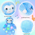 12.5'' Hopearl LED Musical Plush Sloth Light up Stuffed Animal Three Toed Sloth Floppy Night Lights Glow in The Dark