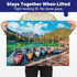 1000 BenBen Piece Puzzle for Adults, Jigsaw Puzzles with Letters on Back, Fusine Lake, Challenging Puzzle for Game