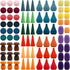 Candywood Large Set Full Rainbow Color Style Wooden Loose Parts Sensory Play
