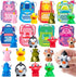 JOYIN 32 Pcs Valentines Day Pop-Eye Cute Keychains with Cards, Fidget Toys