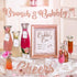 PRESTIGE Mimosa Bar Kit, Bridal Shower Decorations, Rose Gold Bachelorette Party Decor, Brunch & Bubbly Sign