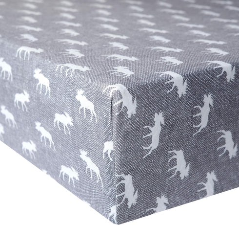 Premium Fitted Knit Crib Sheet/Toddler SheetScout by Copper Pearl