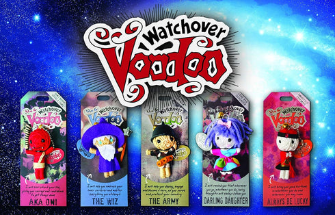 Watchover Voodoo - String Voodoo Doll Keychain – Novelty Voodoo Doll for Bag, Luggage or Car Mirror - Smiler Voodoo Keychain, 5 inches by Watchover Voodoo