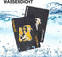 MageJoy 10 Pack Playing Cards - Black Gold HD Waterproof Plastic Standard Quality Poker Cards Games for Party Family