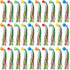 Hungdao Comet Balls - Large Rubber Bouncy Balls with Colorful Streamers, 30 Pcs Party Favors for Kids