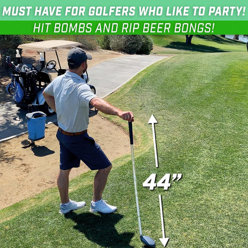 GoPong Beer Bomber Golf Club Beer Bong, Ultimate Novelty Party Gift for Golfers