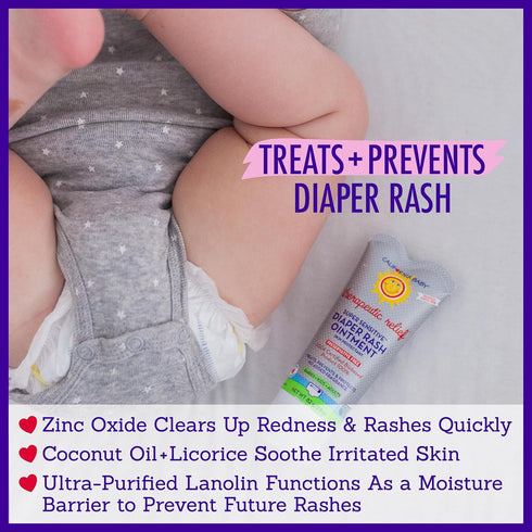 California Baby Super Sensitive Unscented Diaper Rash Cream, Zinc Oxide Ointment, 82 g / 2.9 oz