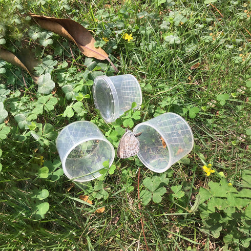 Coopay 16 Pieces Bug Viewer, Critter Insect Cage Magnifying Container, Science Nature Exploration Tools