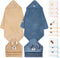 BEFACL Hooded Towel for Baby, 2 Pack Coral Fleece and 9 Baby Washcloths,