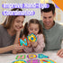26PCS Kids Lacing Cards - Double Sided Uppercase Sewing Cards with Colorful Laces, Educational Activity Toys