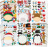 JOYIN 48 Pcs Christmas Make A Face Sticker, Xmas Stickers for Arts & Crafts, Santa, Gnome & More