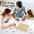 Mind Bending Wooden Jigsaw Puzzle, Aztec Labyrinth - Expert Level Gift for Adults and Kids, 130 Pieces