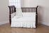 100% TL Care Natural Cotton Percale Crib Bed Skirt, White, Soft Breathable, for Boys and Girls
