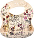 Three Little Tots Modern Silicone Baby Bib - Adjustable Fit Waterproof Catch Bibs for Mealtime