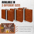 Backgammon 15 Inches Backgammon Sets Gammon Set Backgammon Set Premium Medium Brown - for Adults and Kids - Leatherette