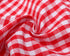 Jennice House Kids Aprons - Children's Pure Cotton Gingham Apron with Pocket, Adjustable Neck Strap (Red, S)