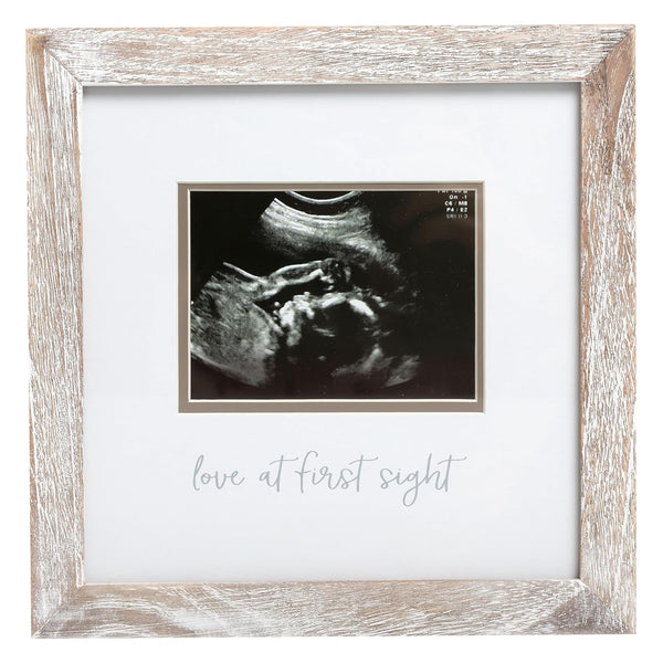 Pearhead Love at First Sight Sonogram Picture Frame, Gender Neutral Ultrasound Keepsake,