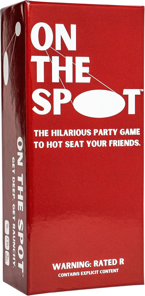 On The Spot: The Hilarious Party Game to Hot Seat Friends | 500 Deep & Raunchy Cards for Bachelorette Parties